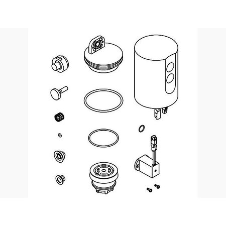 KOHLER Tripoint Fv Service Kit, 1.28 Gpf 1388856-CP